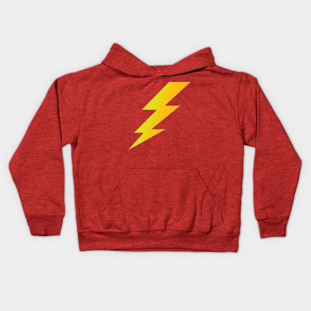 Ligtning Bolt Kids Hoodie by MindsparkCreative